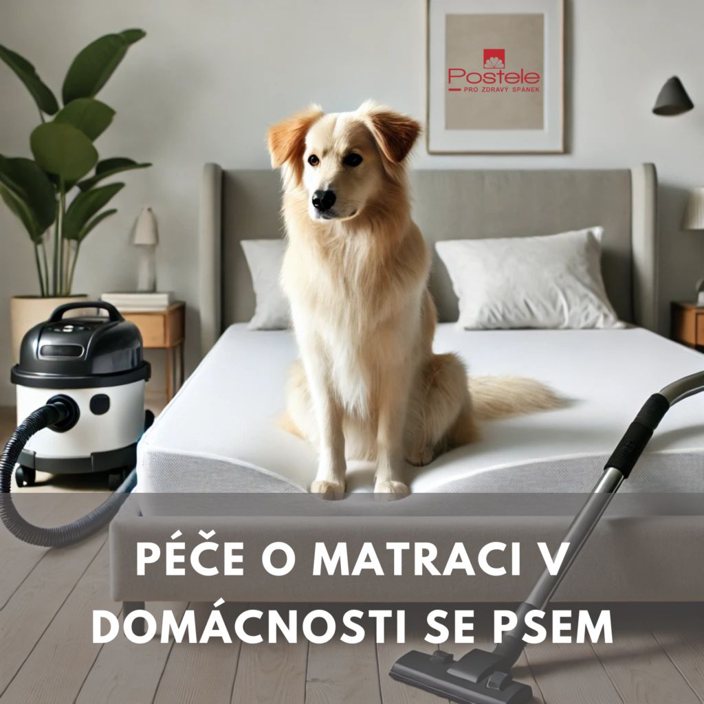 Péče o matraci v domácnosti se psem