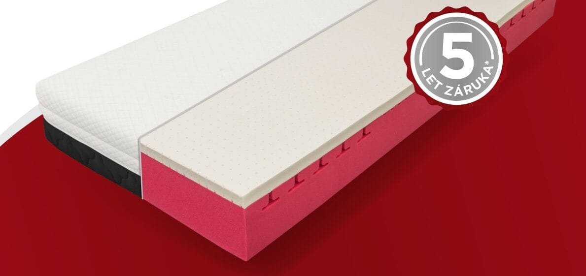 Matrace ze studené a latexové pěny LATEX Soft