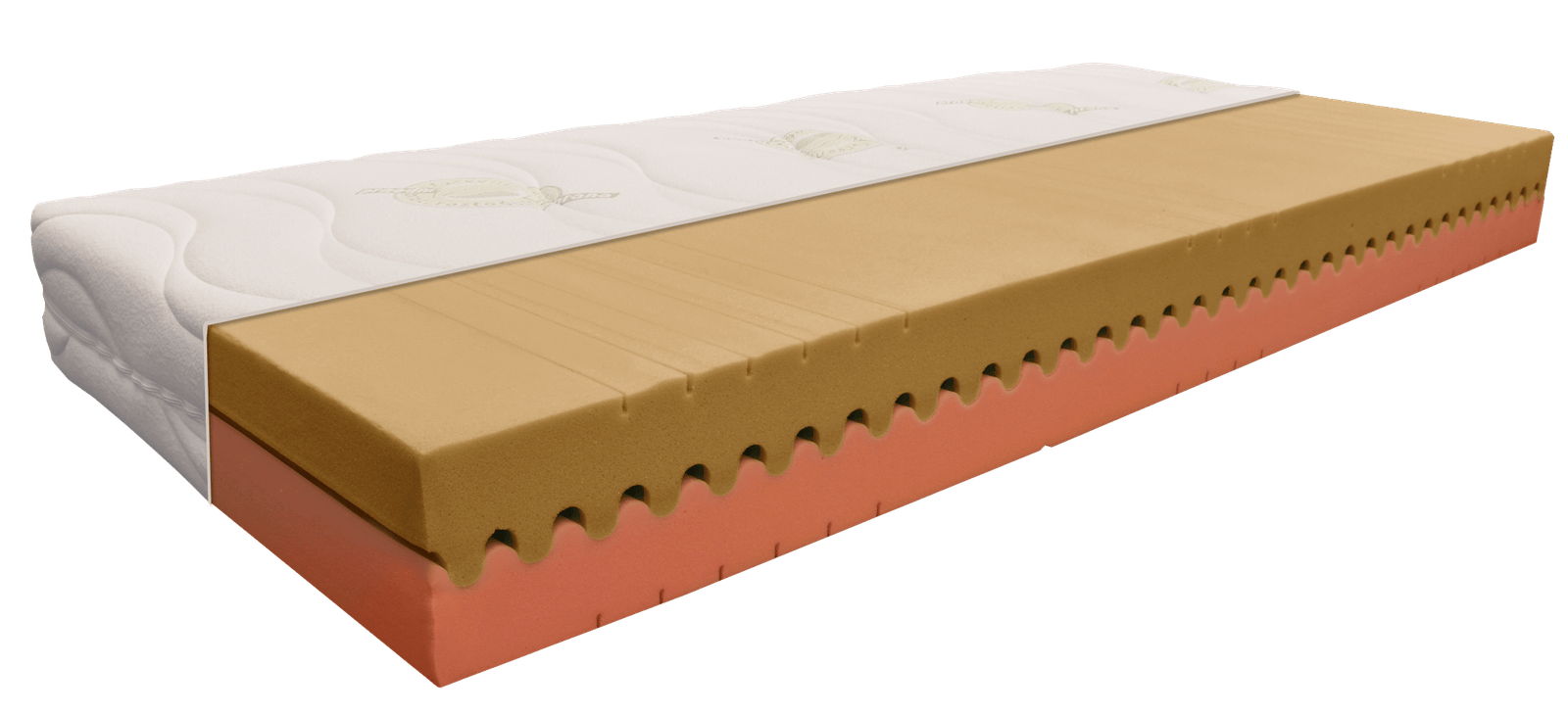 Matrace ze studené pěny s dvojí tuhostí BAR LUX HARD 2