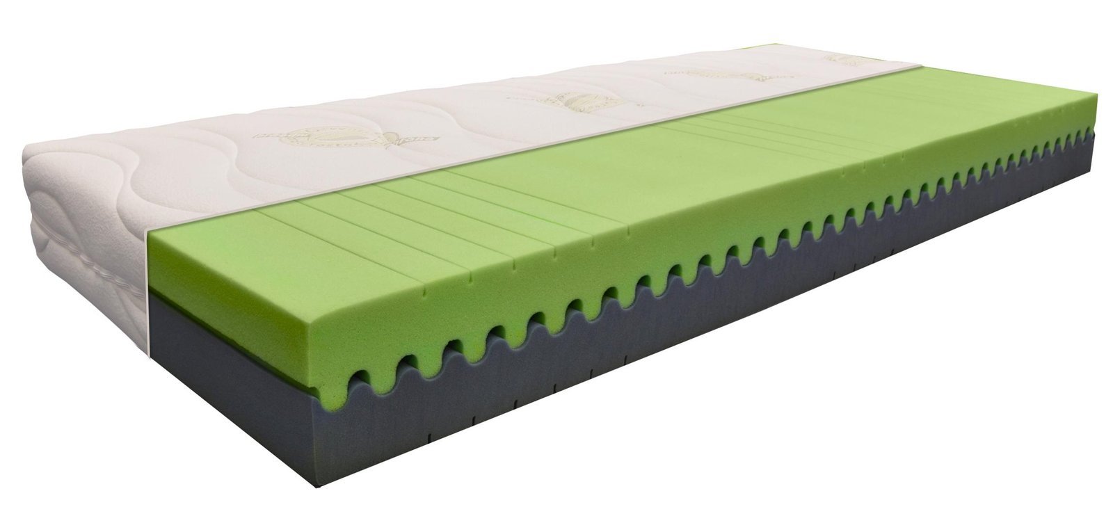 Matrace ze studené pěny s dvojí tuhostí BAR LUX